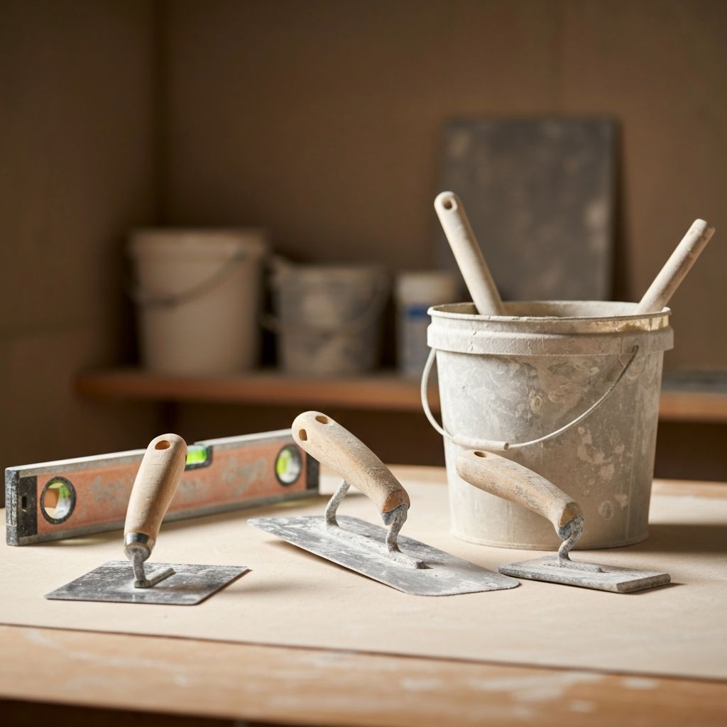 Professional plastering tools