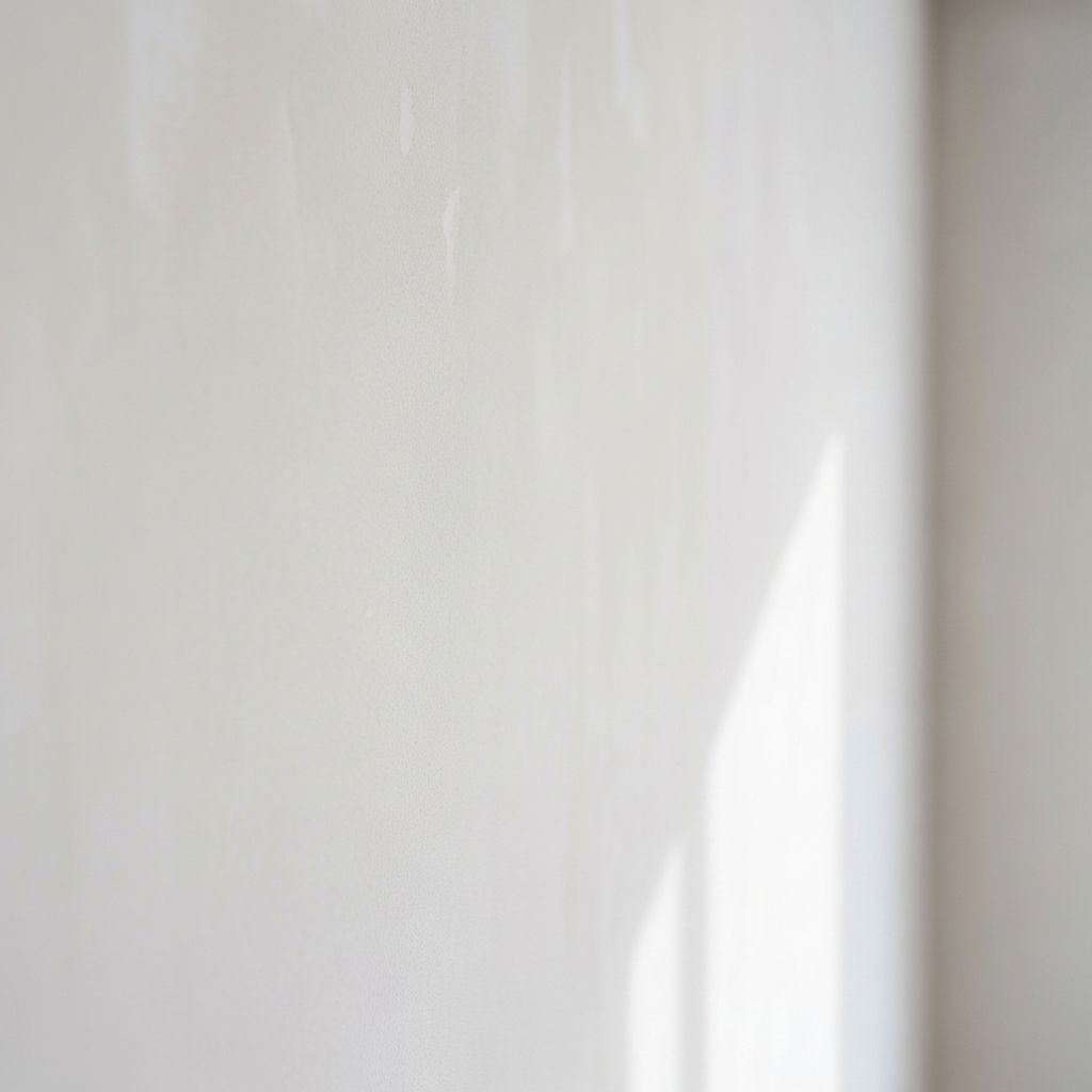 Smooth plaster finish detail